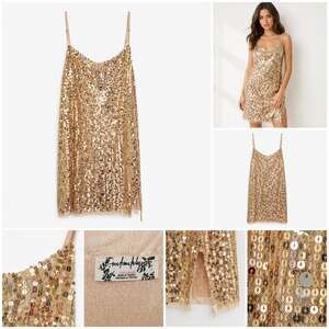 slim fit dress slacks Free People Printed Gold Rush Long Sleeve Extra Small / Midnight Combo main image 1
